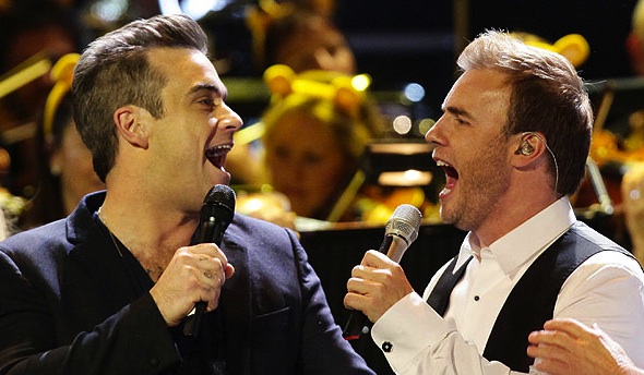 Robbie Williams and Gary Barlow Робби Уильямс и Гэри Барлоу