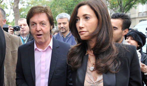 Paul McCartney Nancy Shevell Пол Маккартни и Нэнси Шевелл
