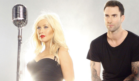Christina Aguilera Adam Levine