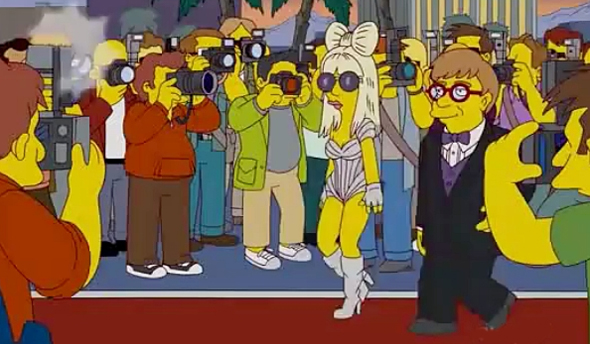 Lady Gaga The Simpsons