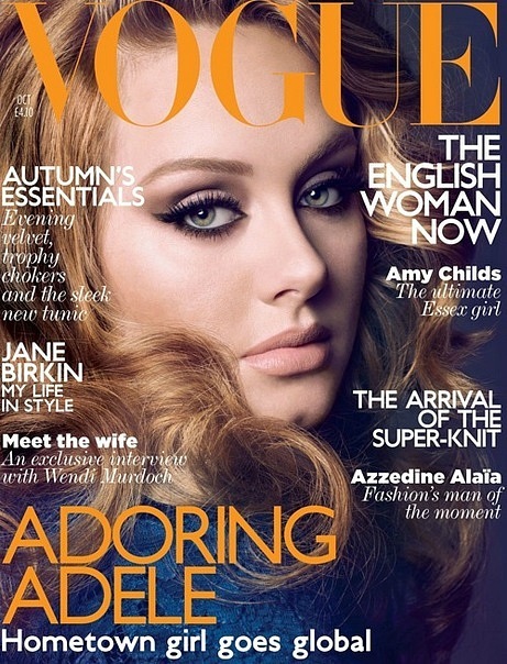Адель на обложке журнала VOGUE