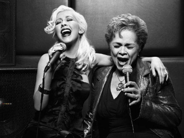 Christina Aguilera and Etta James