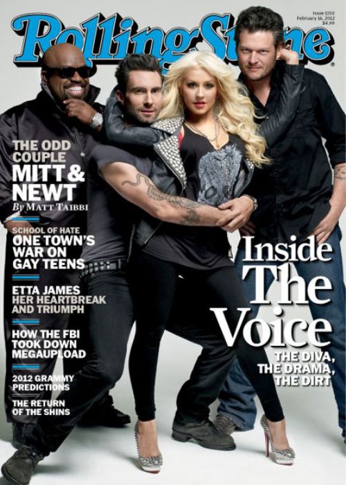 Aguilera Levin Rolling Stone Cover