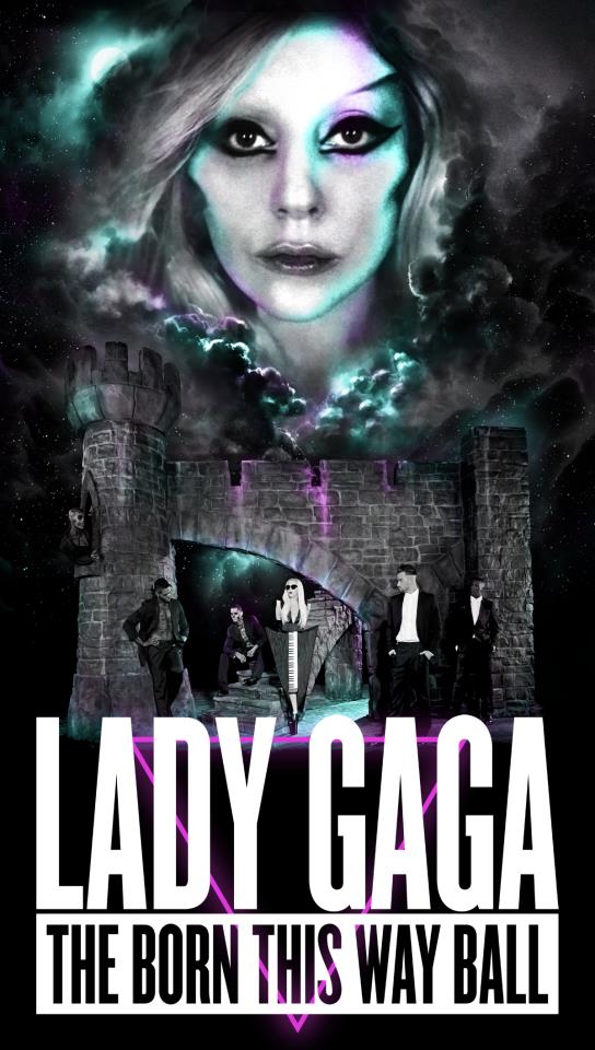 Lady Gaga Born This way Ball Poster